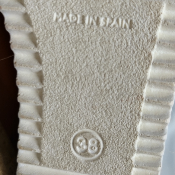 Bertuchi Women's Sandals Leather Slip On Wedge Brown Women’s Size 7.5" US/38 EU - Picture 9 of 16